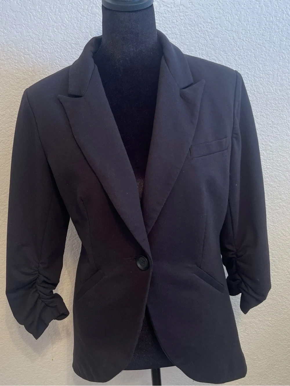 Gibson Black Single-Button Women's Blazer